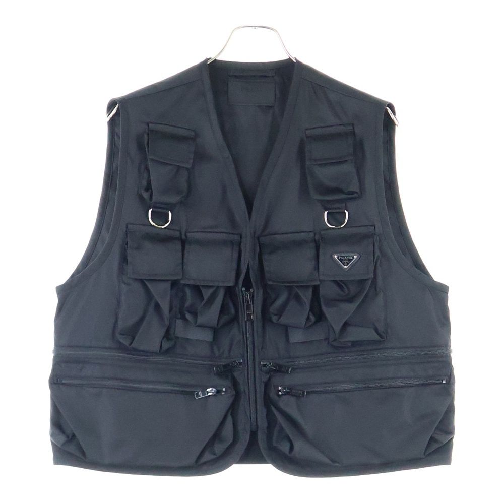PRADA (プラダ) 24SS RE-NYLON UTILITY VEST トライアングルロゴ