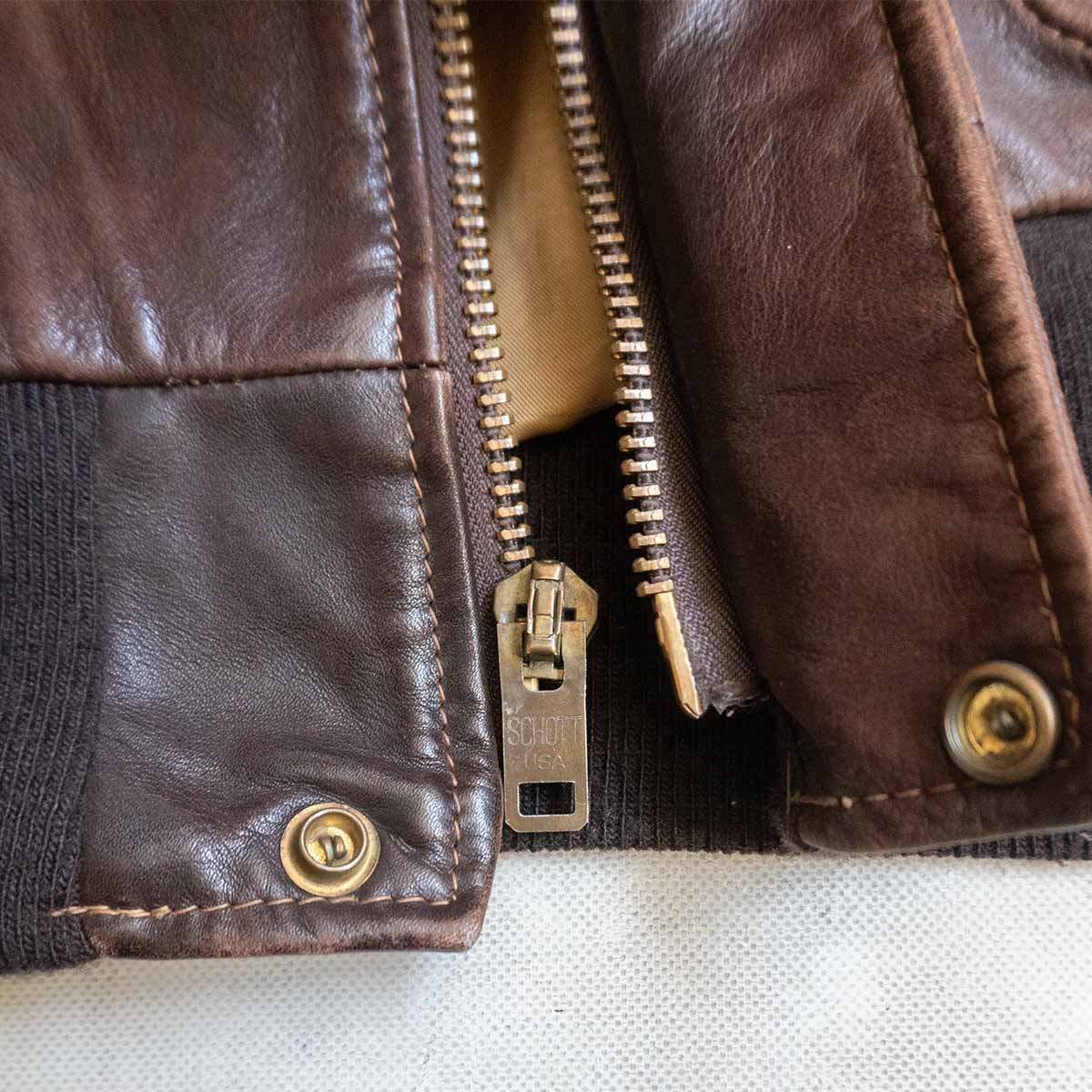 雰囲気抜群/ビッグサイズ】SCHOTT【184SM/type G-1 レザー