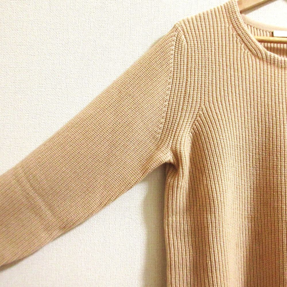 良品 Chloe クロエ クルーネック カシミヤ ロングニット セーター  