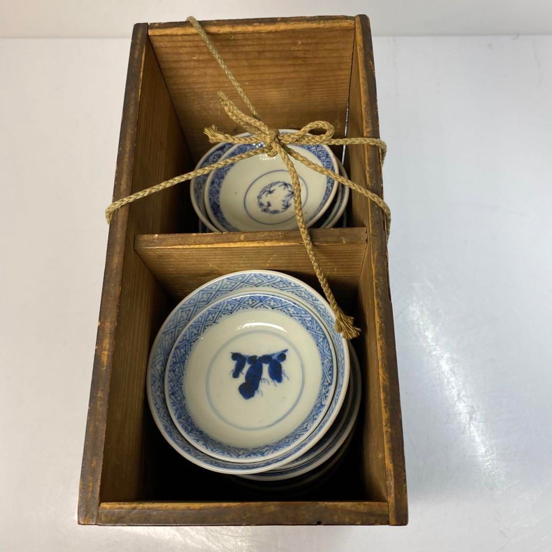 古伊万里 染付 蛸唐草 蓋茶碗等 身9 蓋10 東な6-0514① - メルカリ