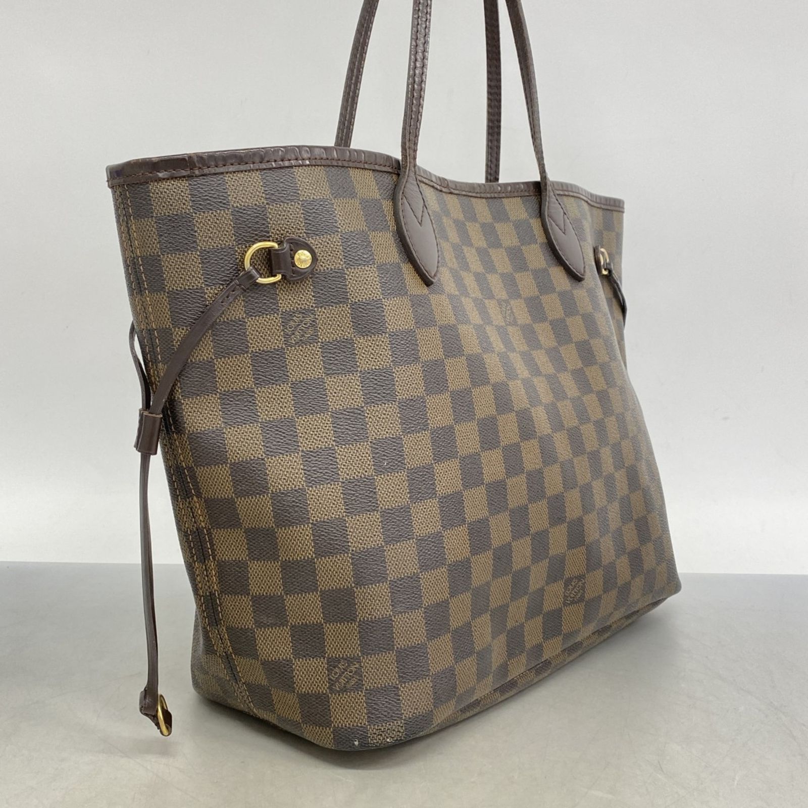 ルイ ヴィトン Louis Vuitton ルイ ヴィトン トートバッグ ダミエ ネヴァーフルMM N51105 エベヌレディース
