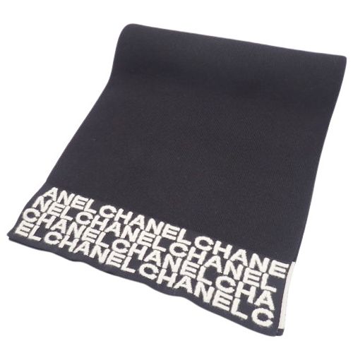 CHANEL(シャネル) ロゴ刺繍 マフラー マフラー アパレル ファッション