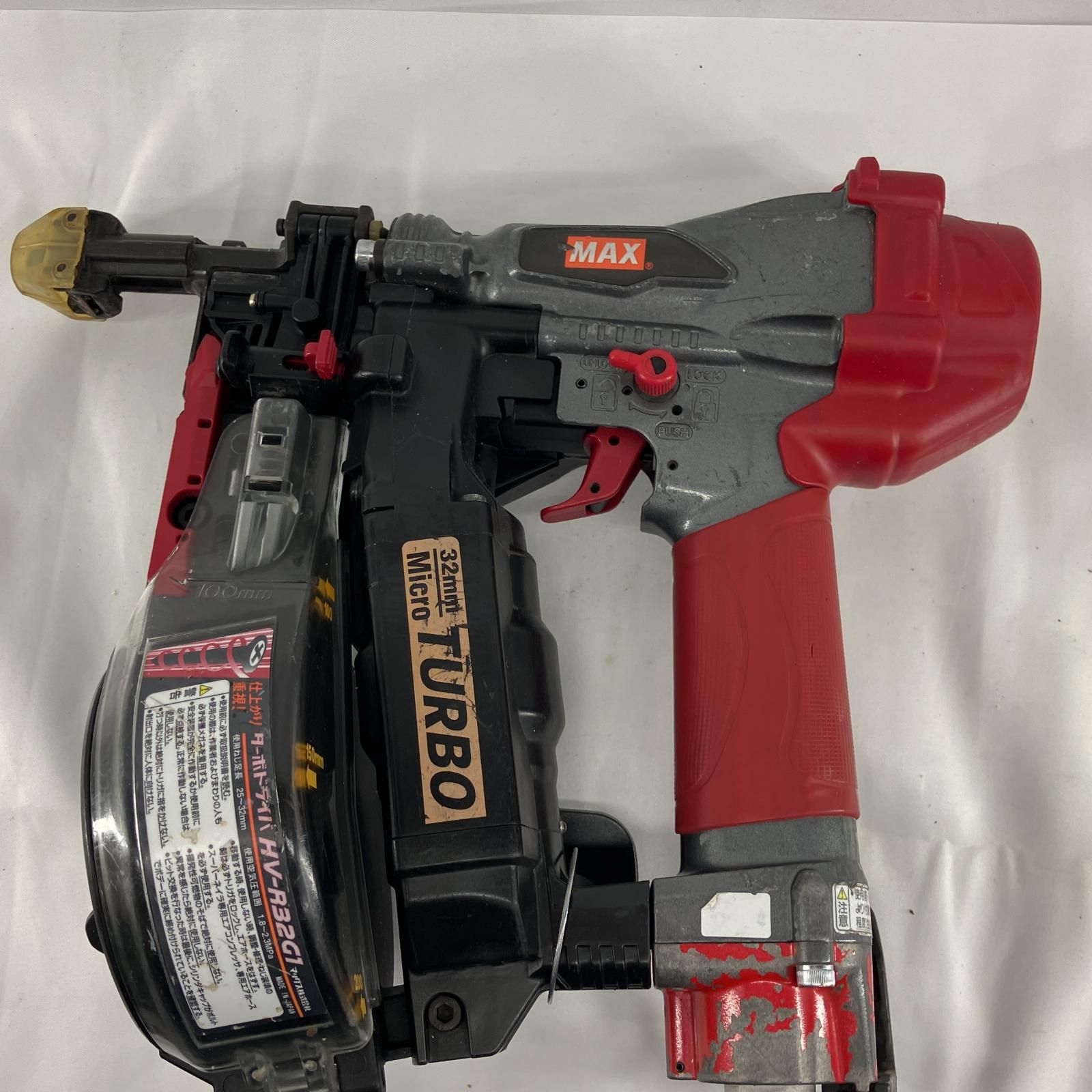 MAX マックス ねじ打ち機 HV-R32G1 レッド