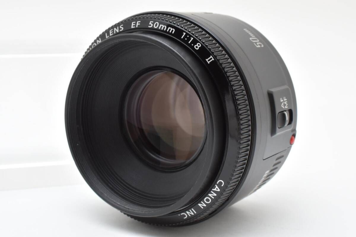 上品 キヤノン Canon EF 50 mm F 1 8 II W 0939 AW 2277