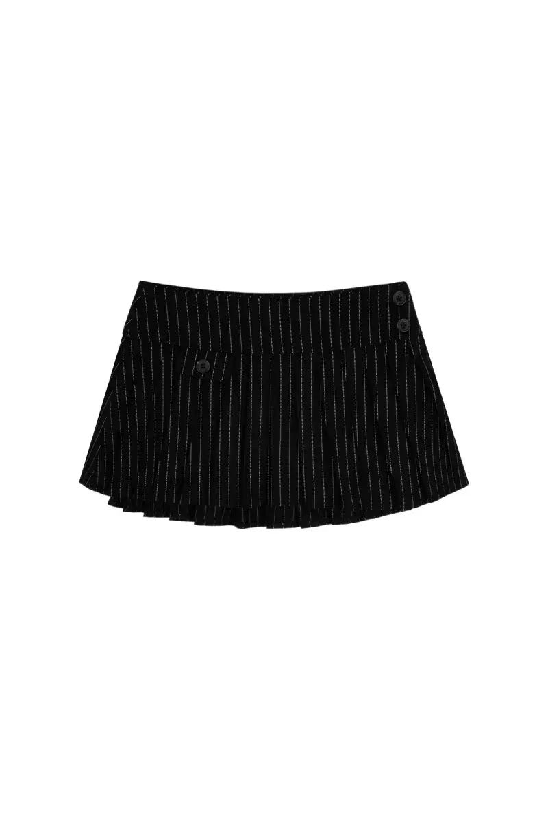 クリッシーア カヌレ ポケット スカート ブラック Sサイズ