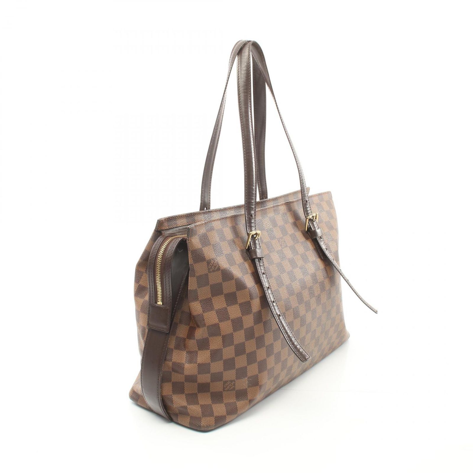 大人気！！ルイヴィトン トートバッグ ダミエ•エベヌ チェルシー LOUIS VUITTON ルイヴィトン N51119 チェルシー ダミエ エベヌ