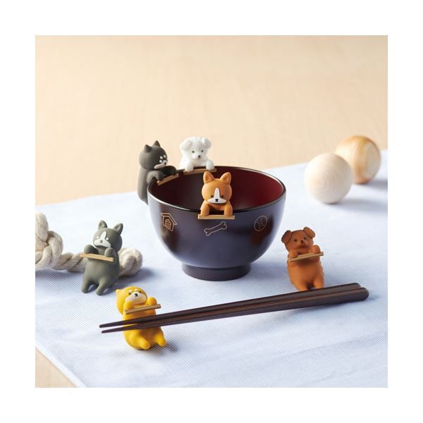 まとめ イシダ猫の箸＆箸置きセット