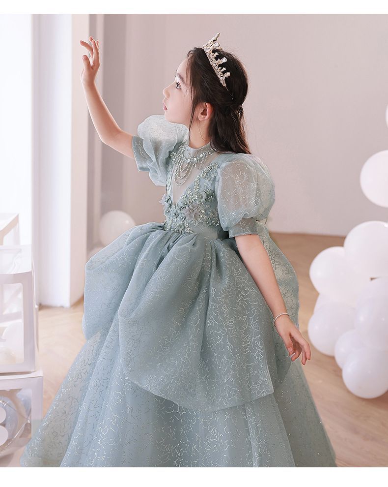 発表会ドレスフォーマルドレスフォーマル子供キッズロングドレス女の子秋冬ロングドレスピアノ女の子ワンピースパーディー