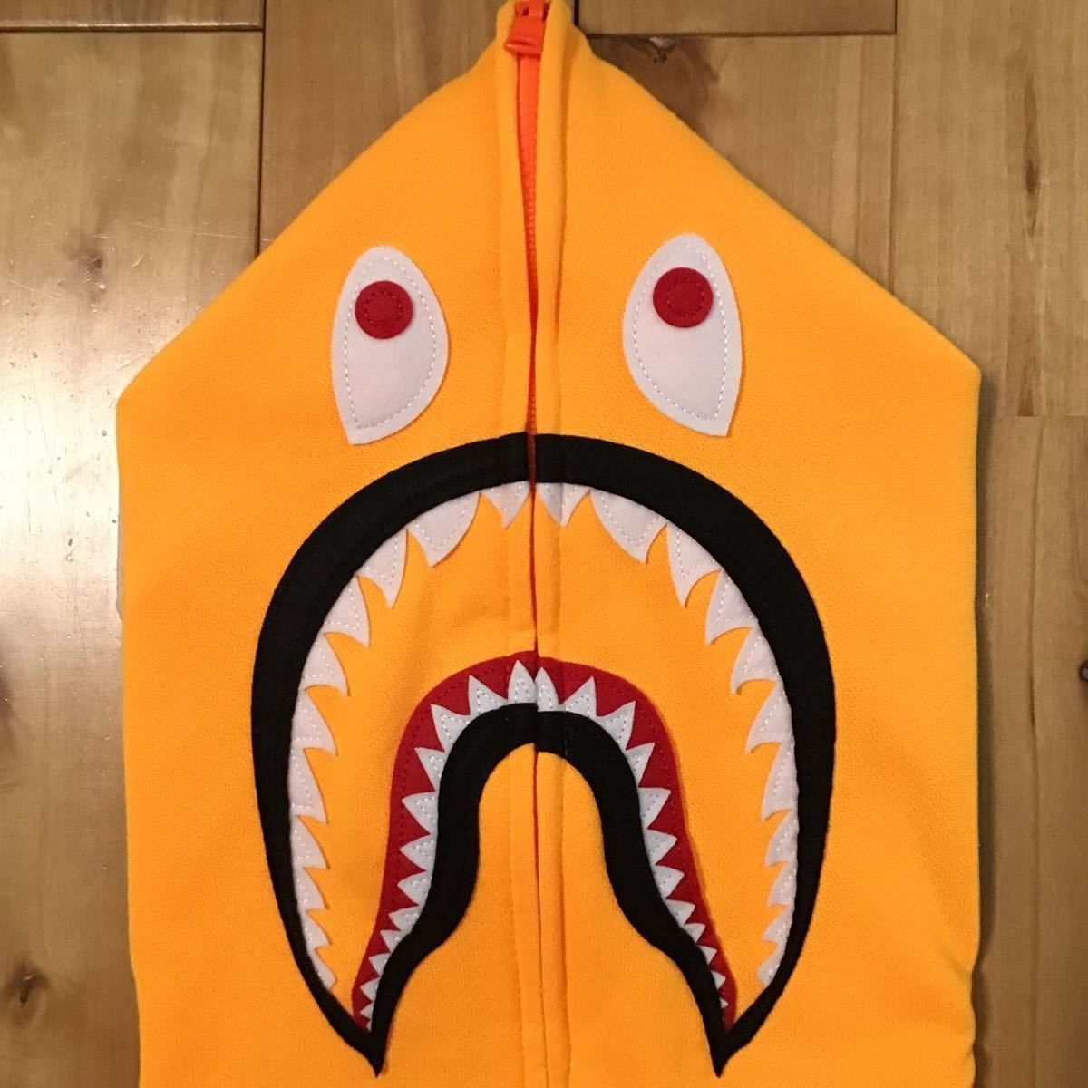 NEON color シャーク パーカー Sサイズ shark full zip hoodie a