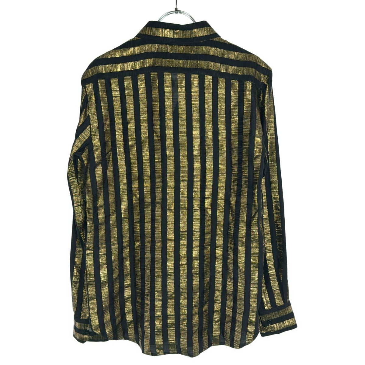 SAINT LAURENT PARIS サンローラン パリ 20SS gold striped shirt