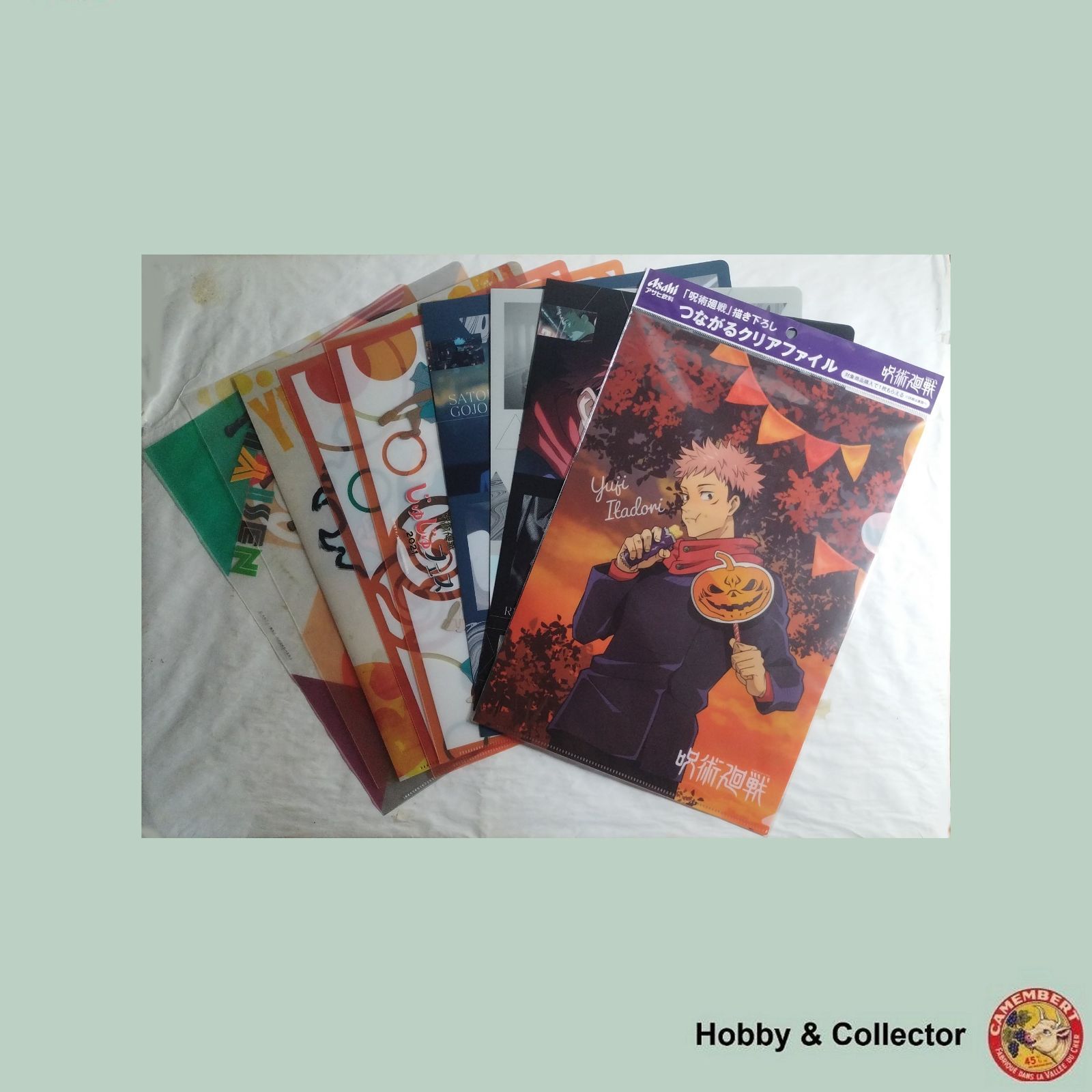 呪術廻戦 クリアファイル 31 x22 cm. 9枚 ( #12872 ) - メルカリ