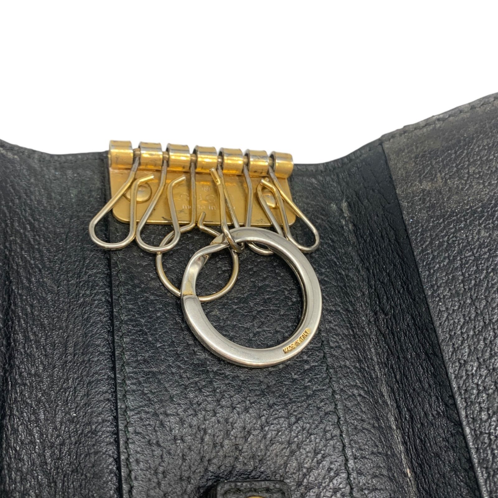 ✨未使用に近い✨　GUCCI キーケース　キーホルダー　マーモント　GG 6連 楽天市場】【未使用品】 グッチ キーケース 6連 GGマーモント