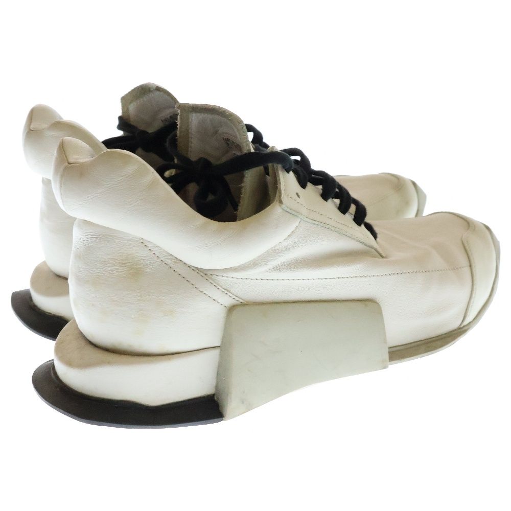 リックオウエンス アディダス レザー スニーカー 27.5 ホワイト 【公式