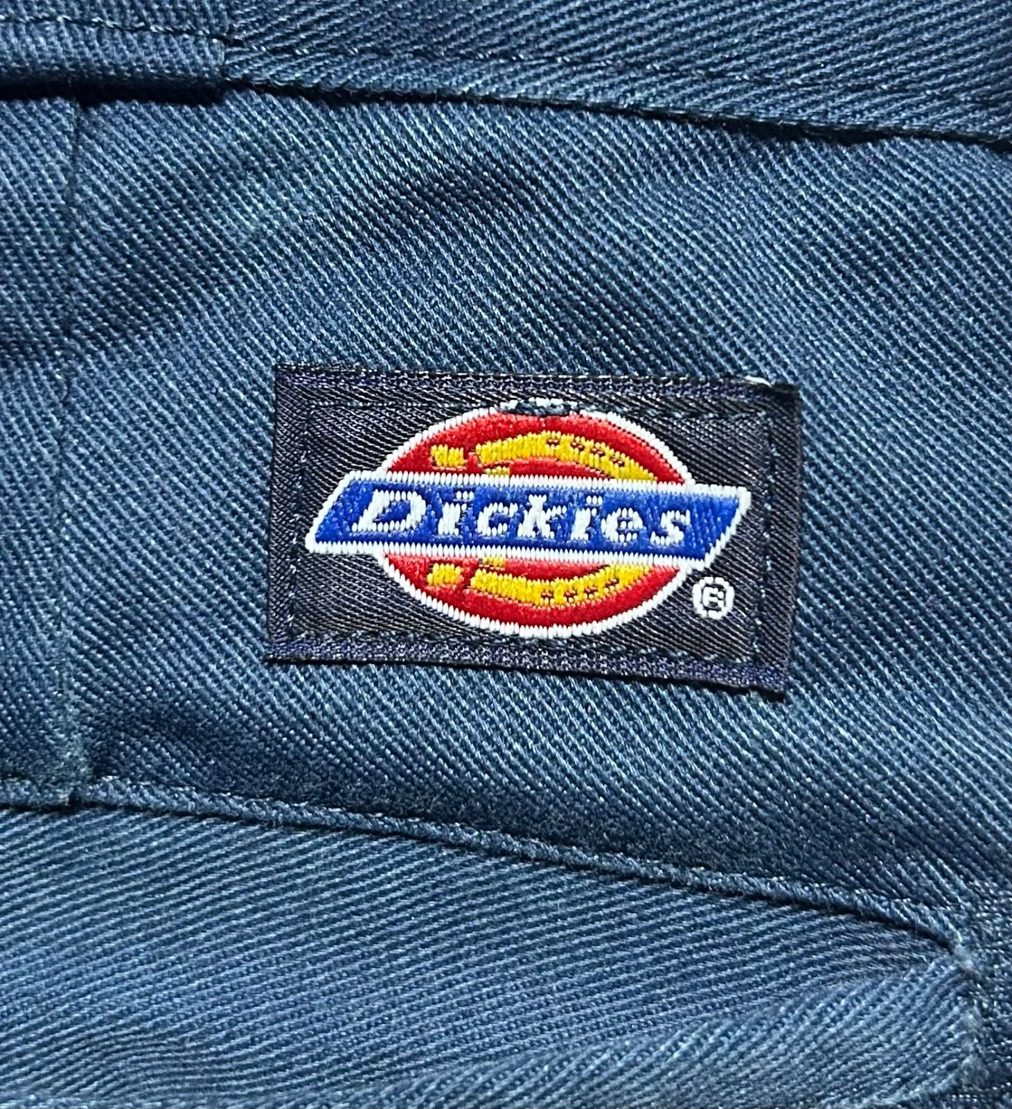 80s//vintage//USA製//Dickies//表記:34×29//カラー:NAVY//TALON