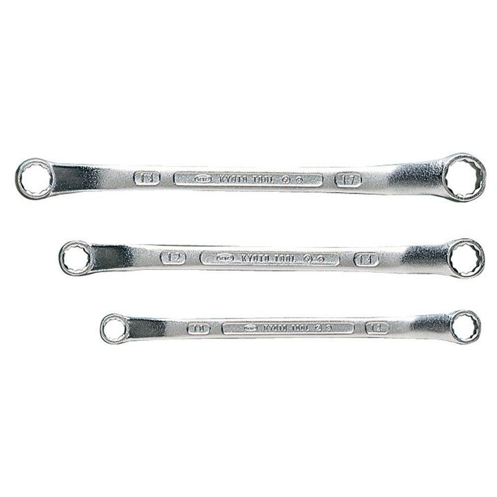 Style:3本組 京都機械工具(KTC) 45度ロングめがねレンチ セット 3本組 M253