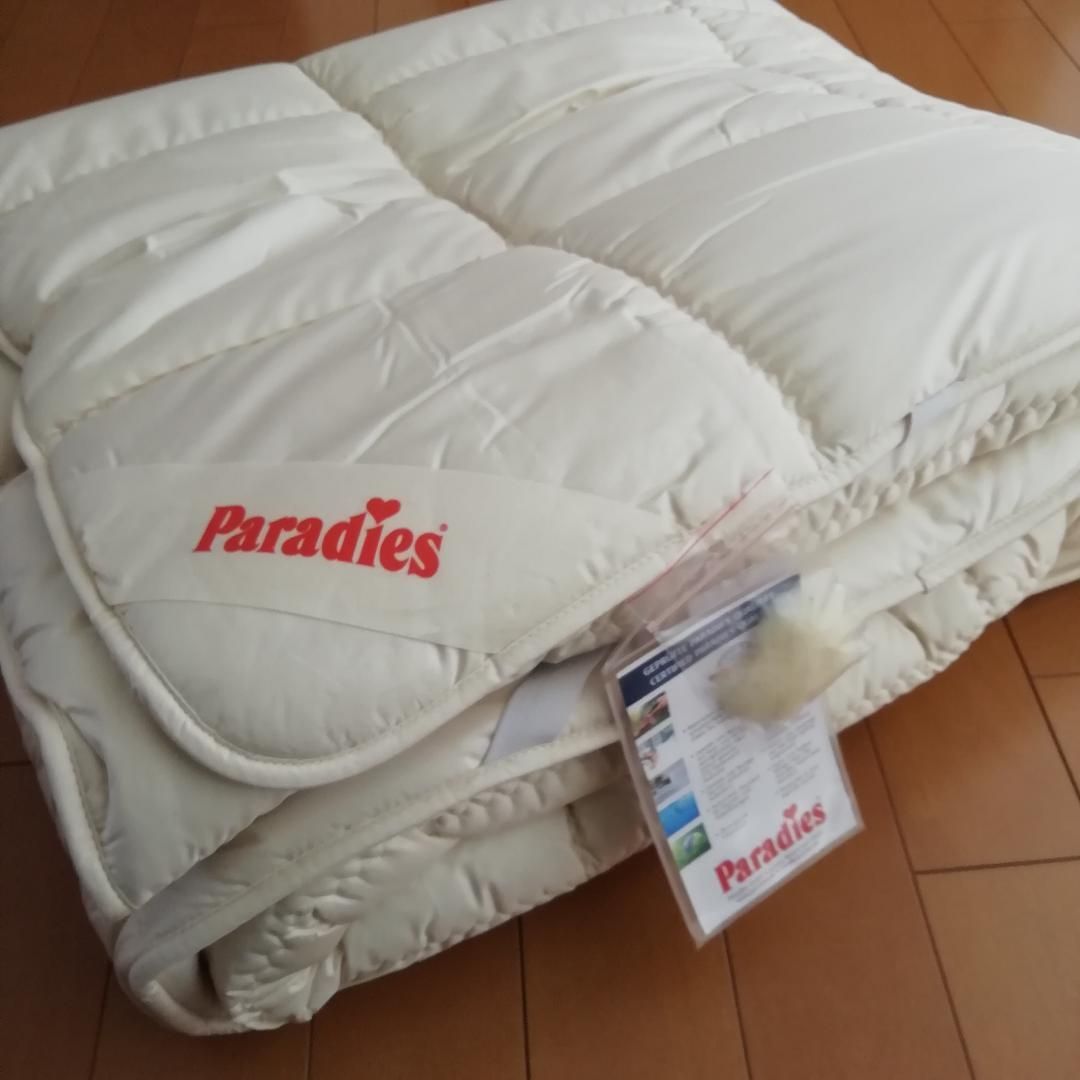 ダブルサイズ 西川 パラディース吸湿 ウールパッド ドイツ製2.8KG