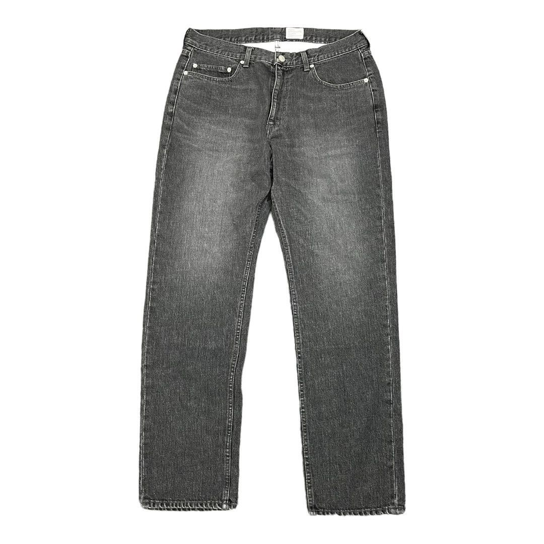 upper field one アッパーフィールドワン　ブラックデニムパンツ L upperfieldone ブラック デニム パンツ アッパーフィールドワン
