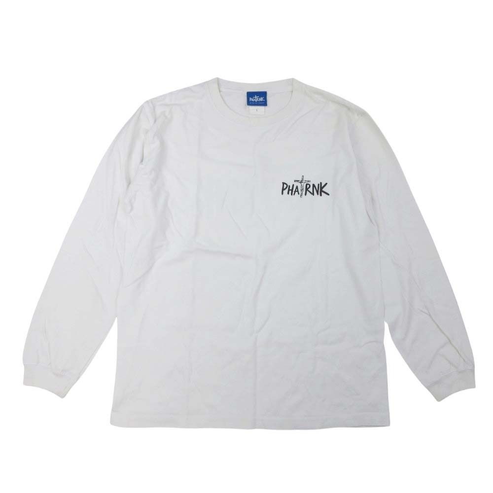 PHARNK ファットランク 長袖 ホワイト ロンT PHATRNK ファットランク 長袖 Tシャツ ロンT ロングスリーブ