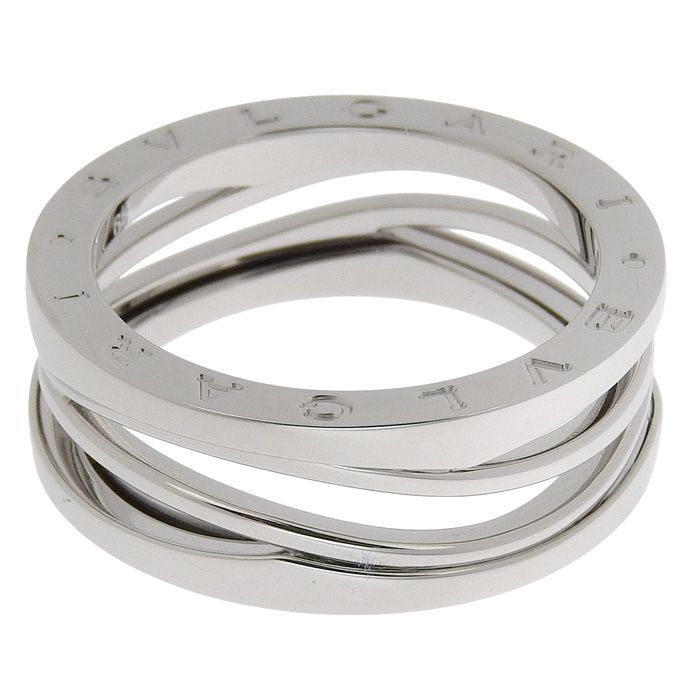 BVLGARI ブルガリ B-zero1 レジェンド リング K18WG 750 ホワイト