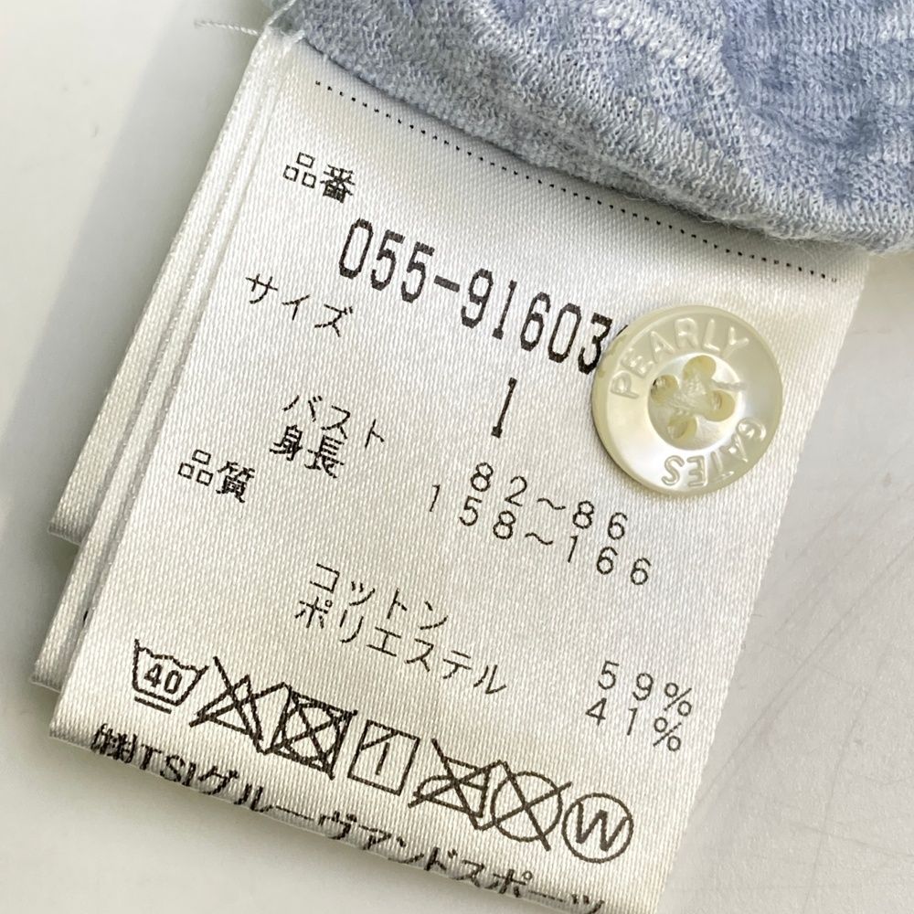 サイズ：1 PEARLY GATES パーリーゲイツ ノースリーブポロシャツ