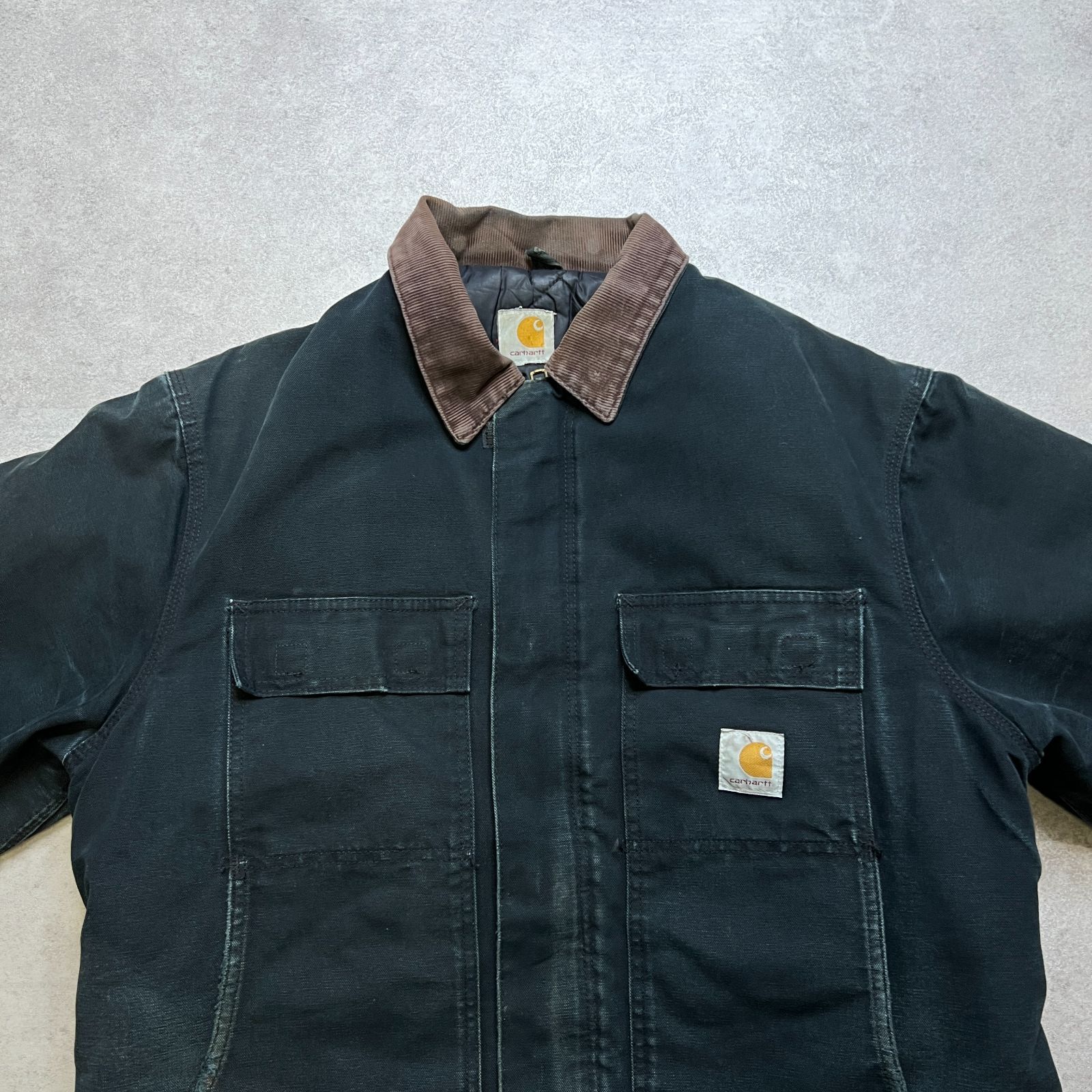 Carhartt カーハート 良フェード トラディショナルジャケット 襟 
