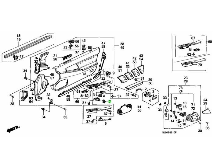 ホンダ 純正 NSX パワーウィンドウマスター スイッチ ホンダ 純正 NSX パワーウィンドウマスター スイッチ HONDA NSX SWITCH