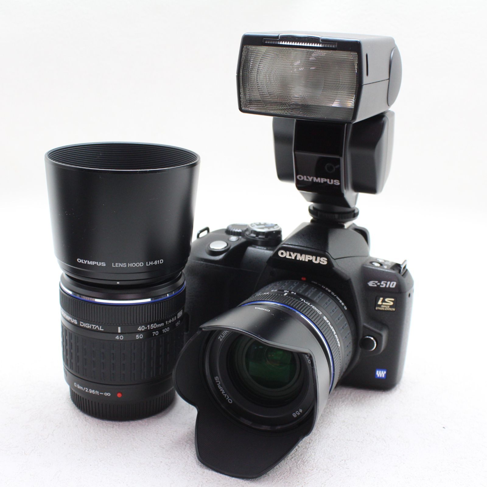 ♢OLYMPUS E-510 ダブルレンズセット FL-36ストロボ付き - メルカリ