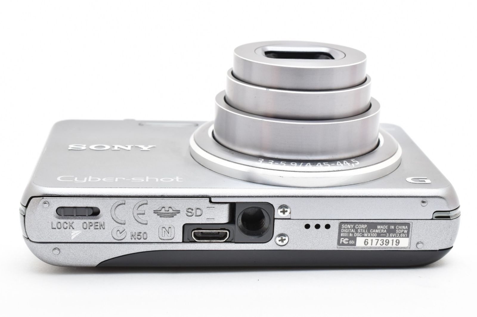 □美品□ SONY Cyber-Shot WX100 シルバー DSC-WX100(S) - メルカリ