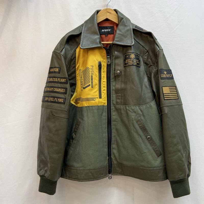 AVIREX アヴィレックス ジャケット、上着 レザージャケット ARMY AVIREX アヴィレックス ジャケット、上着 レザージャケット ARMY
