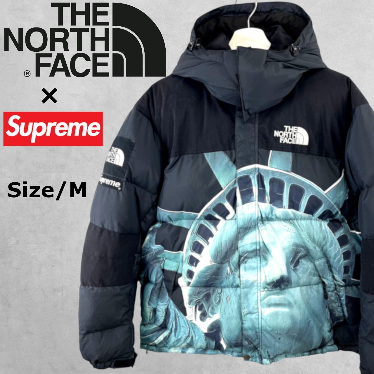 割引 Heart様 19AW THE NORTH FACE × Supreme  自由の女神バルトロダウンジャケット ND91901 19AW BALTRO Mサイズ 黒 ノースフェイス×シュプリーム