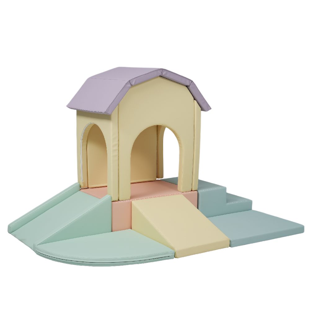 9 割 2025 おもちゃ ソフトブロック アスレチック ブロック クッション滑り台-階段 布製 玩具 大型 室内 遊具 滑り台 キッズスペース 子供 こども キッズ 幼児 保育園 保育用品