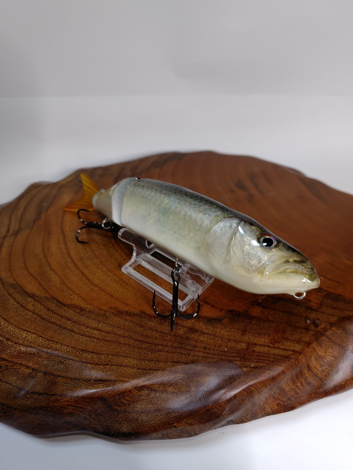  剥製魚皮ルアーカスタム ハスフラットハス ビッグベイト ハードルアー