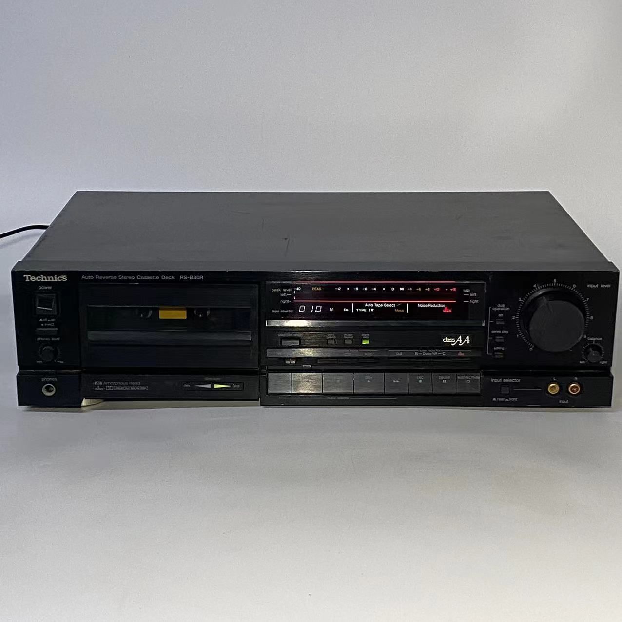 現状品 通電済み】テクニクス ステレオカセットデッキ RS-B80R - メルカリ