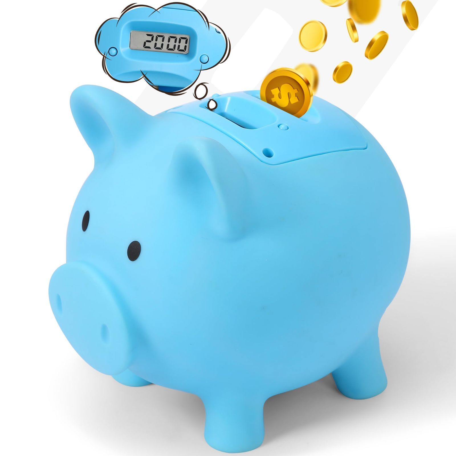 貯金箱 500円玉 Xiaohubei コインカウンター デジタル貯