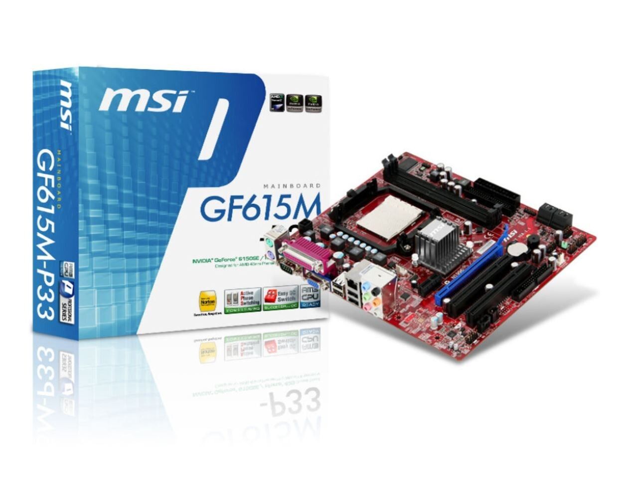 MSI GF615M-P33 mATX fAMD NVIDIAR Gece 6150SE | nce430 出荷セット