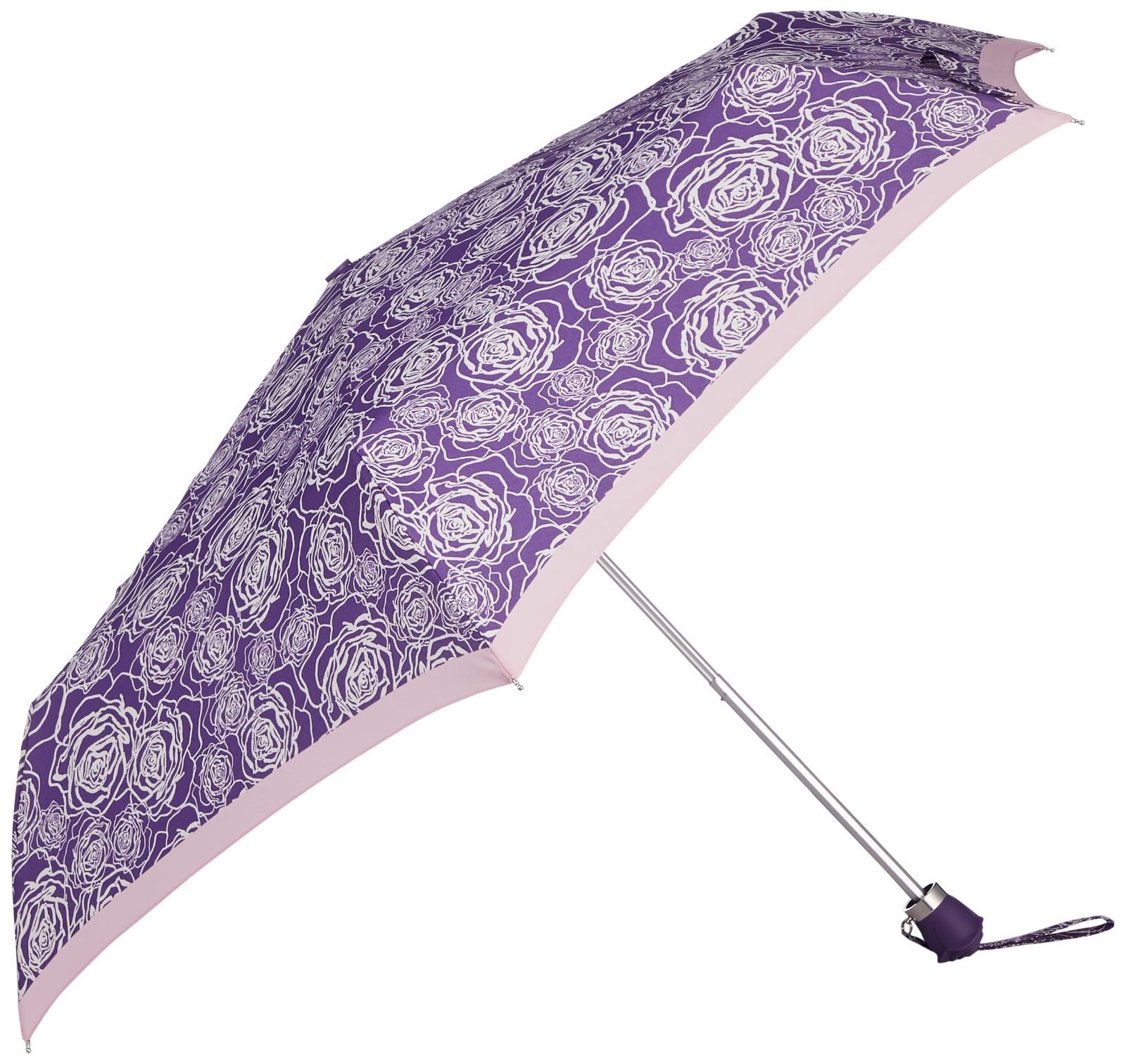 USEDサンバリア　100%紫外線カット　ストライプ柄日傘 サンバリア100 完全遮光日傘 USED美品 Sサイズ ストライプ ブルー UV