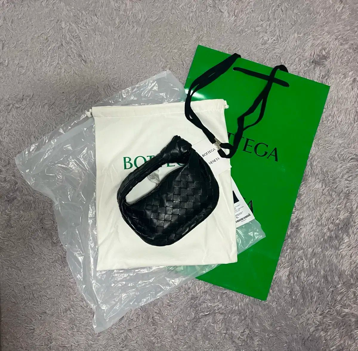 常連の ボッテガ ヴェネタ 651876 ミニ ジョディバッグ ブラック