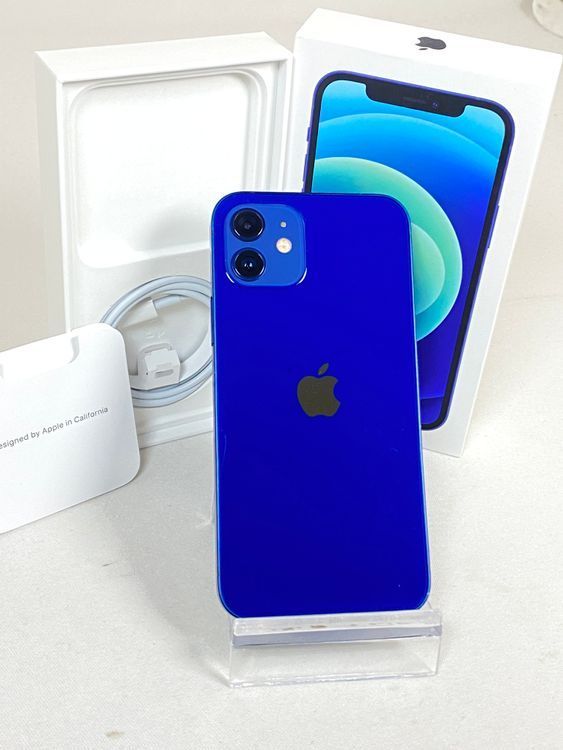 iPhone - iPhone12 128GB ブルー simフリー ネットワーク制限〇 SIMフリーiPhone12 ブルー 128GB 送料無料 ネットワーク利用制限