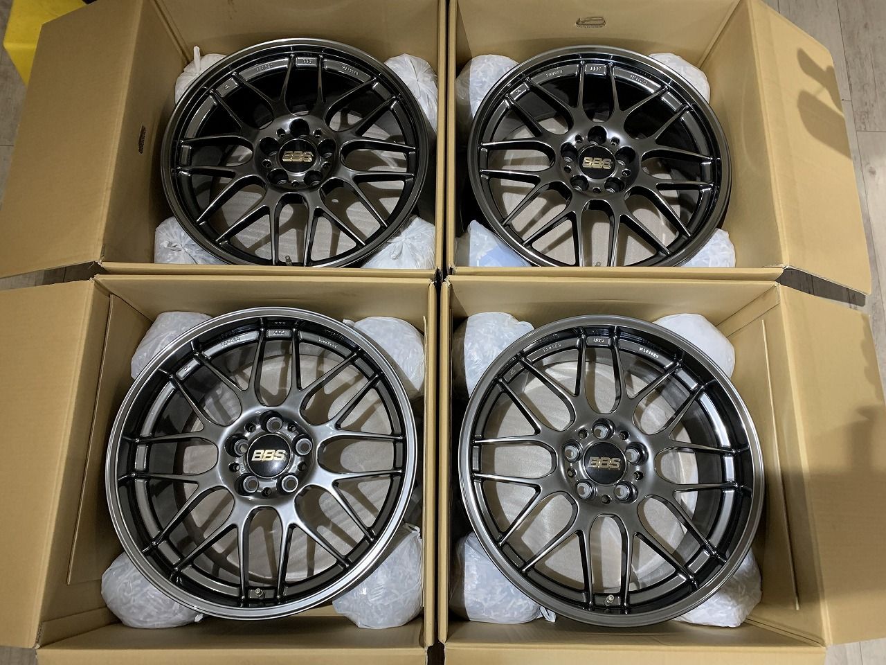 2302033】BBS RG-R RG727 RG728 ホイール 19インチ 8.5J +38 9.5