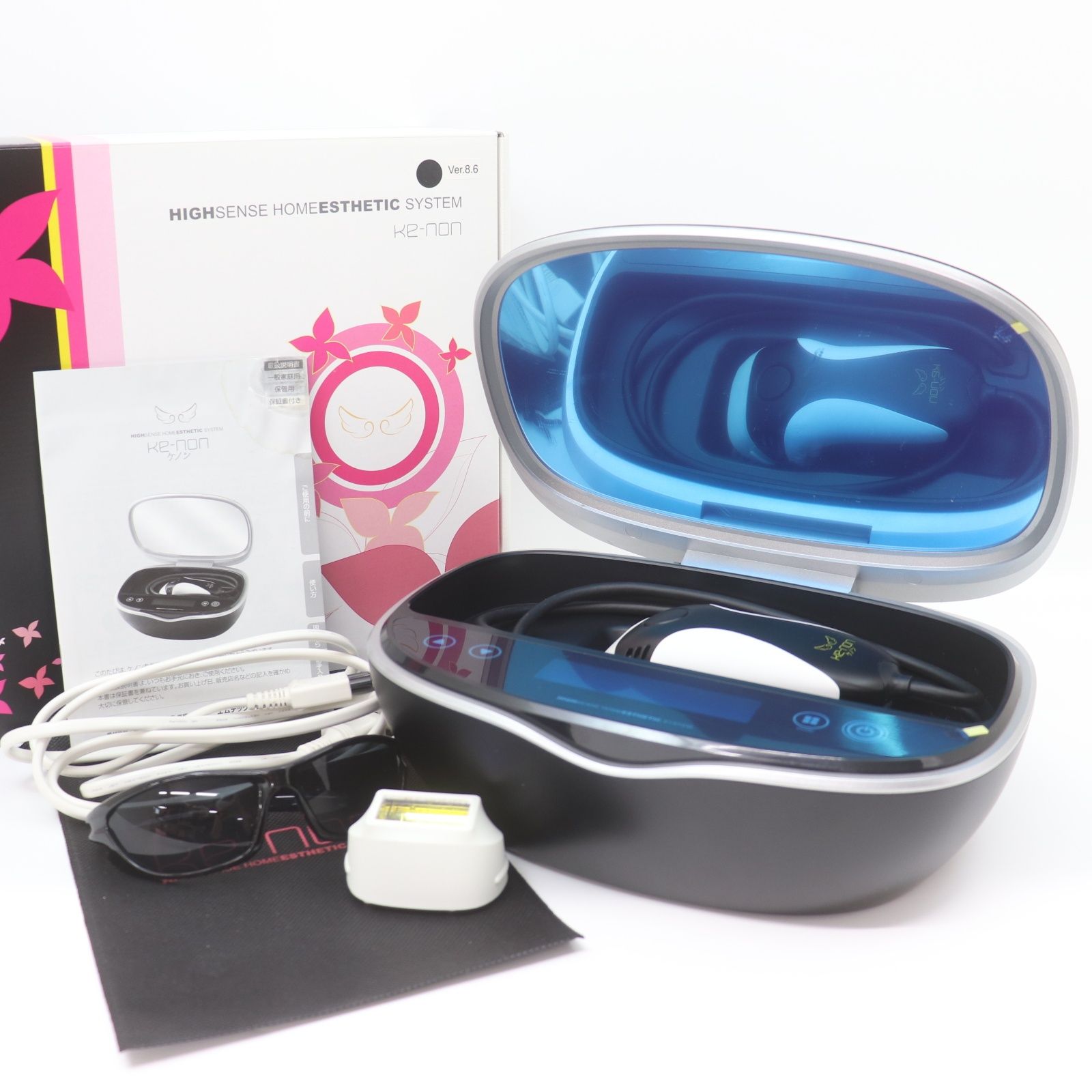 ケノン 脱毛器 Ver8.6 美顔カートリッジ付き ケノン 家庭用脱毛器 Ver.8.6 美顔カートリッジ付属 ケノン 脱毛器 8.6