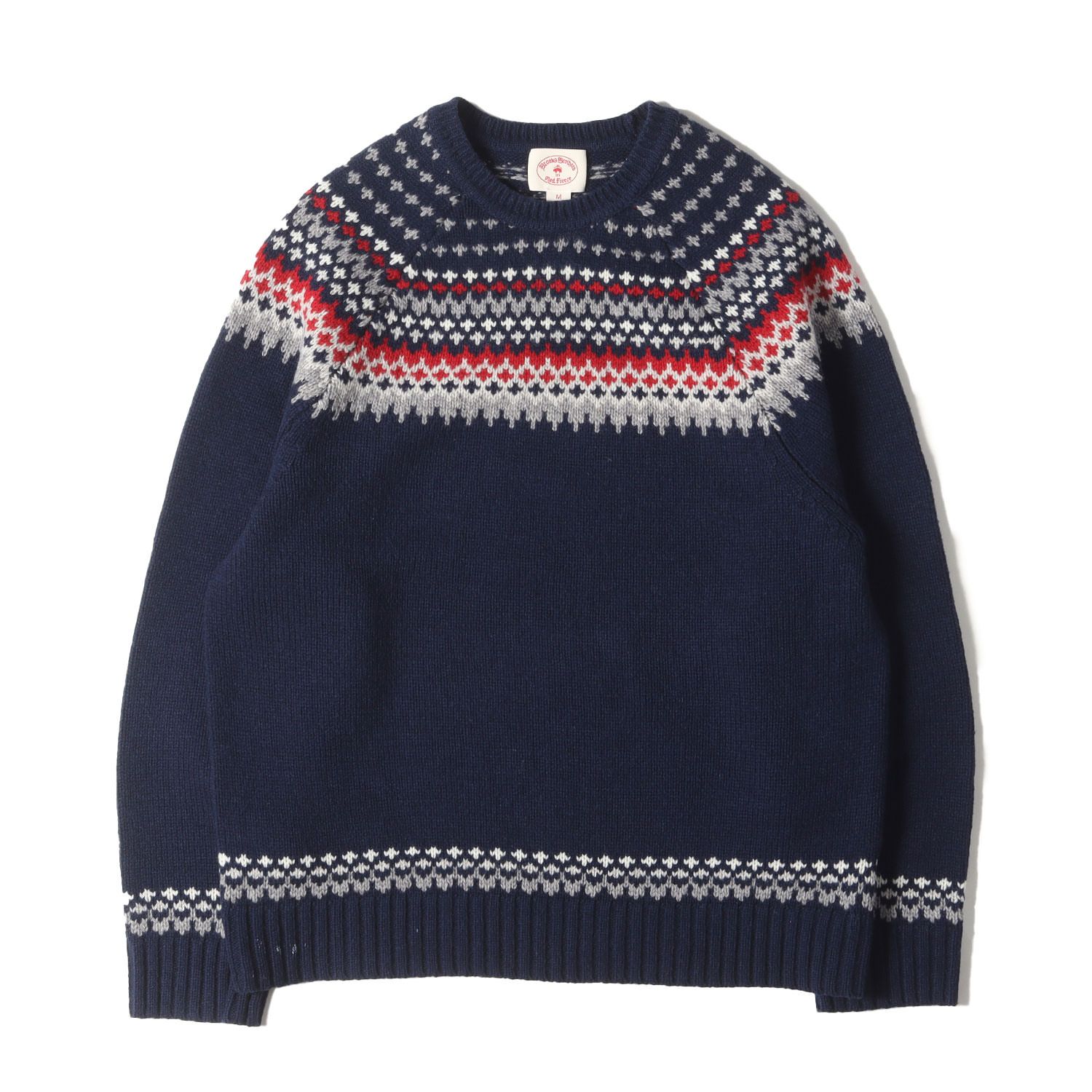 BROOKS BROTHERS ブルックスブラザーズ ニット カシミヤ サドルショルダー クルーネックセーター | Brooks Brothers