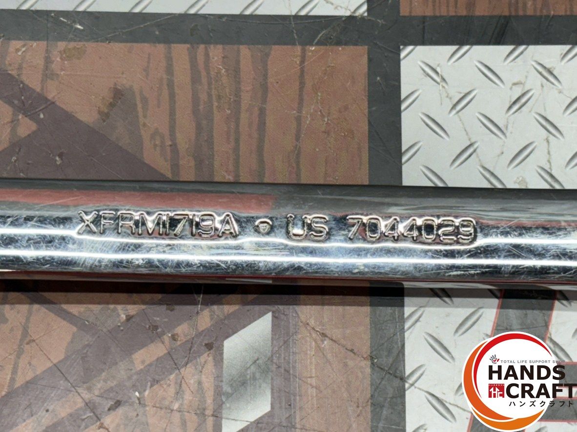 【中古】スナップオン Snap-on XFRM1719A ギアレンチ【ハンズクラフト佐賀】 〇スナップオン Snap-on XERM1719A ギアレンチ【ハンズクラフト佐賀