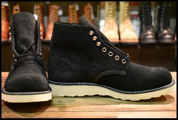 ＜8D 美品 BEAMS別注 04年製＞ レッドウィング 8174 黒スエード 8D 美品 BEAMS別注 04年製＞ レッドウィング 8174 黒スエード