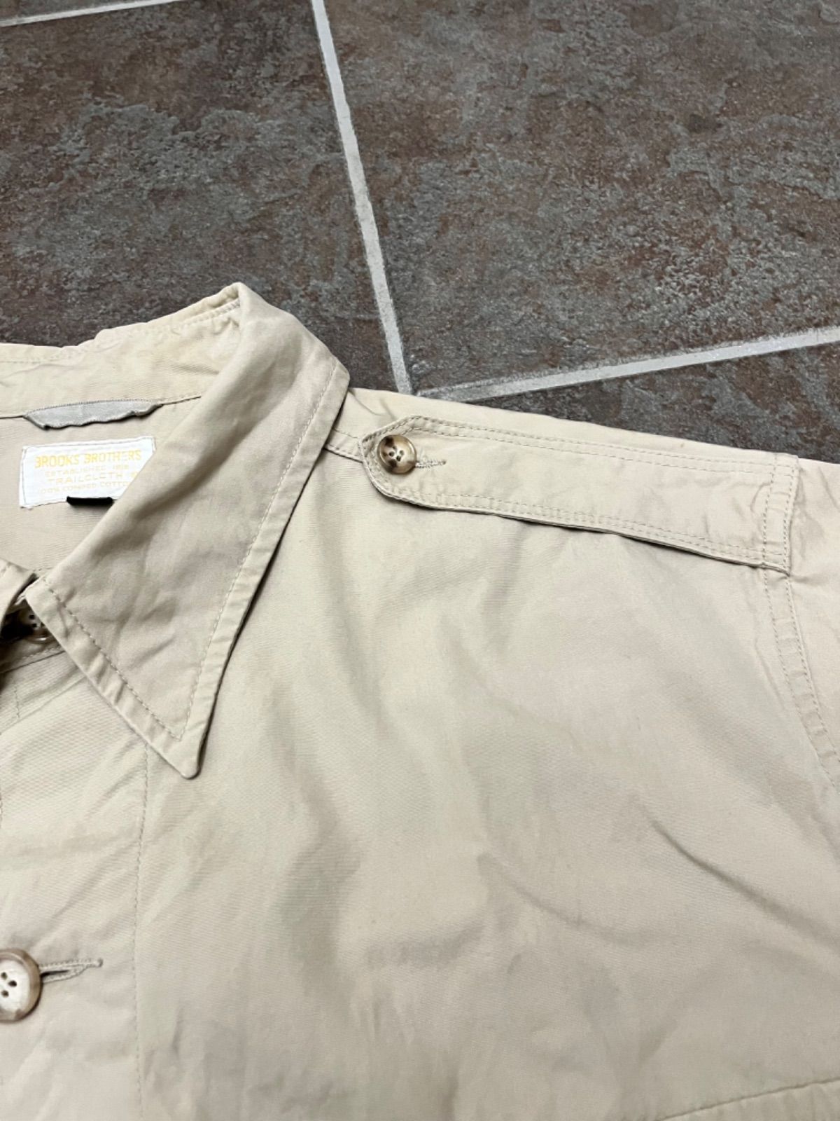 VINTAGE】USA製 60s,70s BROOKS BROTHERS サファリジャケット