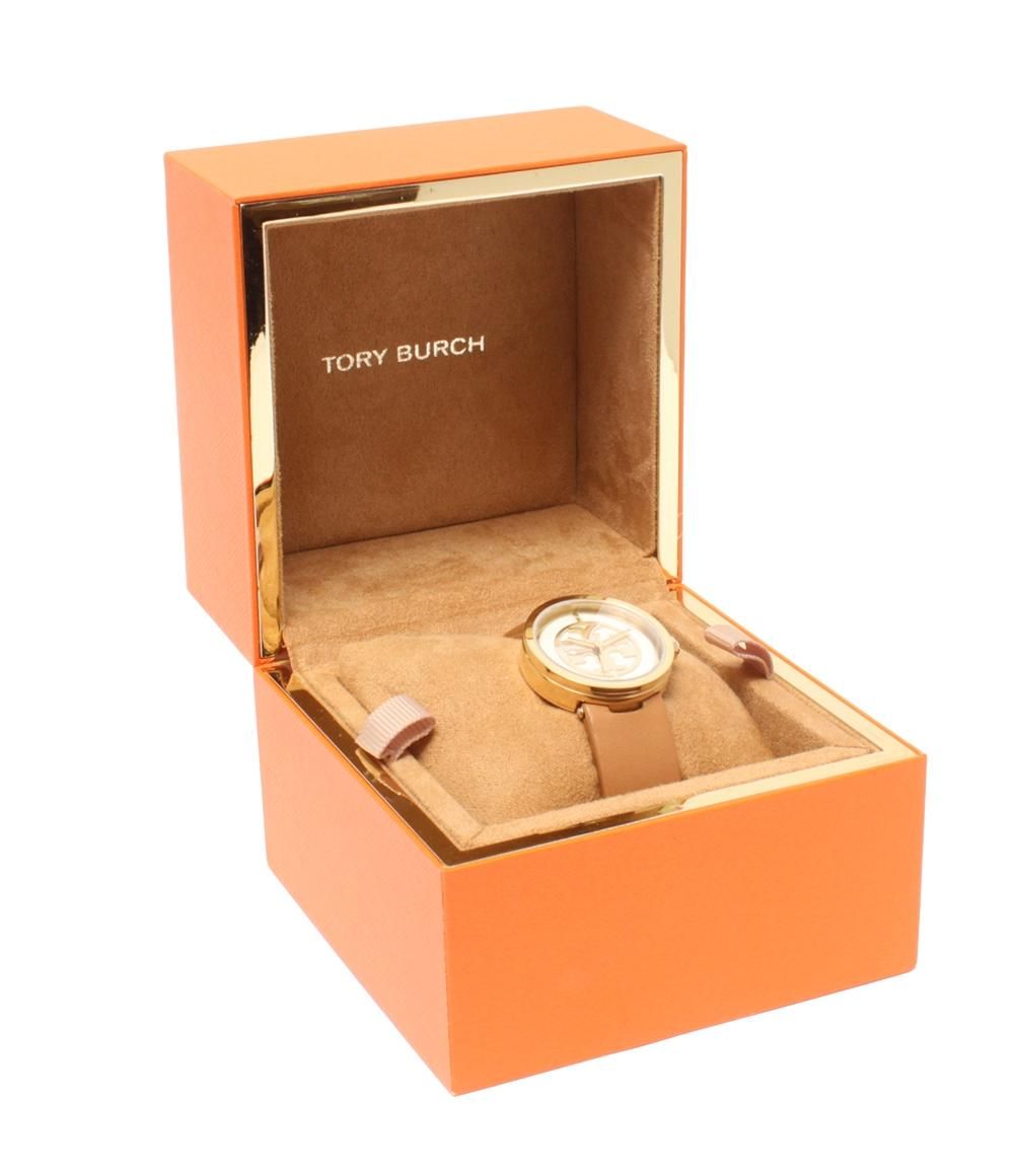 【美品】トリーバーチ　腕時計　TRB4004 トリーバーチ 腕時計 TRB4004 クオーツ ホワイト レディース