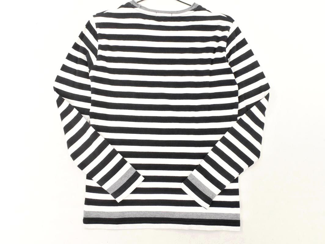 BURBERRY LONDON◆長袖カットソー/2/レーヨン/BEG/ボーダー/FBA54-046 BURBERRY - BURBERRY バーバリー ボーダー 長袖 Tシャツ size2