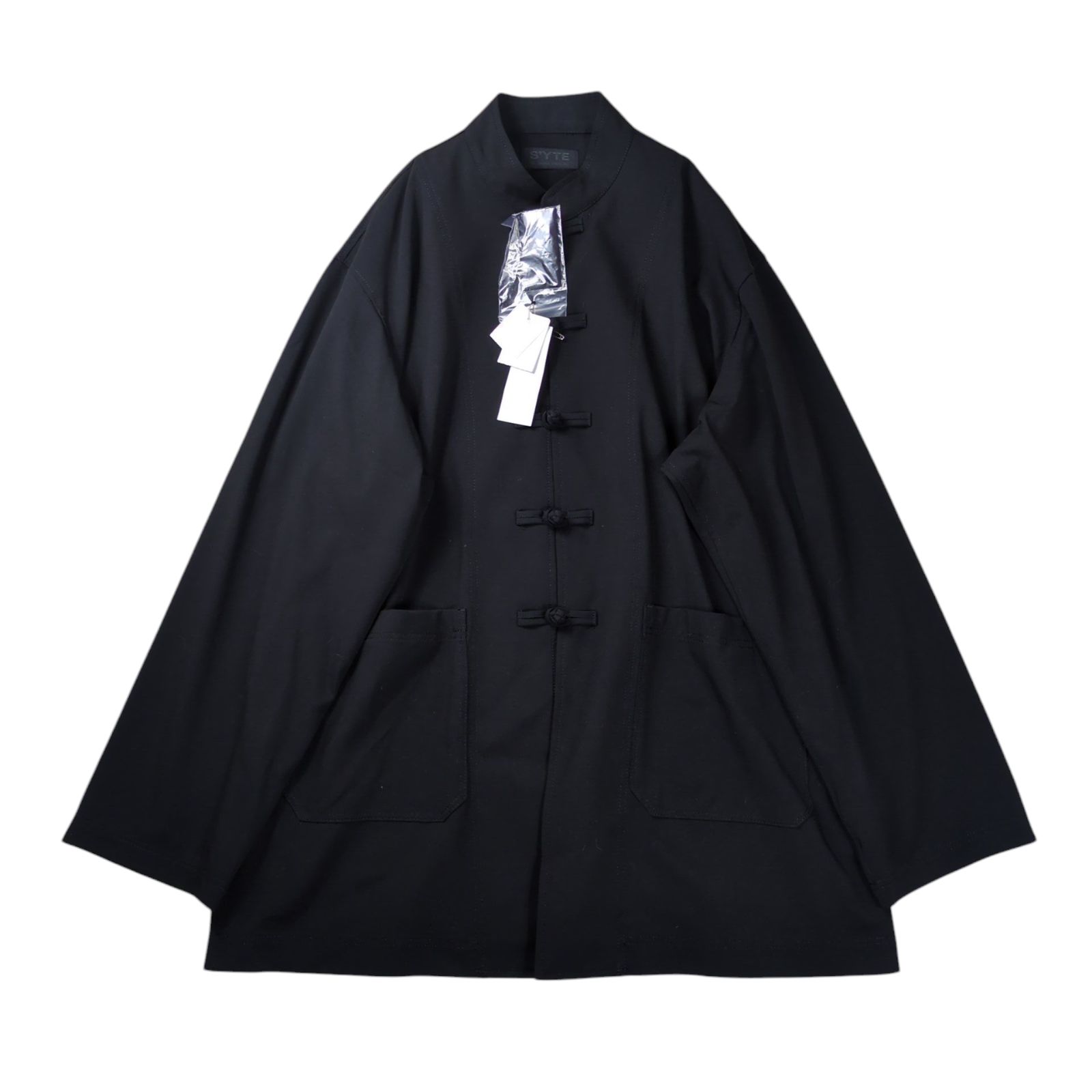 【新品】S'YTE ヨウジヤマモト チャイナボタン ノーカラー オーバーコート Y's AW23 HIGHLIGHTS | Yohji Yamamoto (ヨウジヤマモト