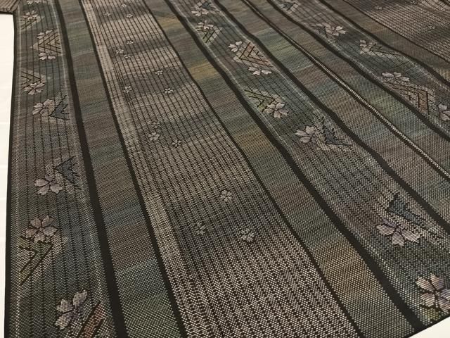 小紋　藍染　菊花　ネイビー　ドット　着物　084w d 着物（ブルー・ネイビー/青色系）ファッション通販 - ZOZOTOWN