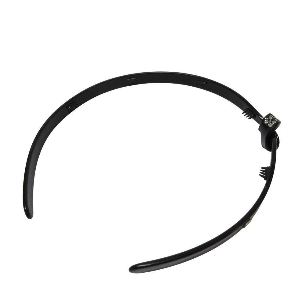 美品 アレクサンドルドゥパリ ☆ バタフライ カチューシャ ラインストーン 黒 美品 ALEXANDRE DE PARIS アレクサンドルドゥパリ ライン