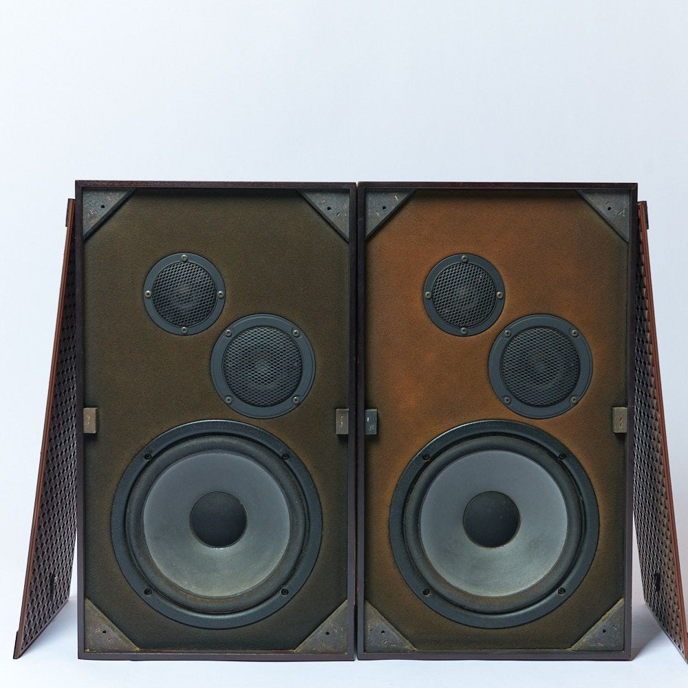 動作品】SANSUI SP-XII 1972年製 山水 七宝組子 3way スピーカー
